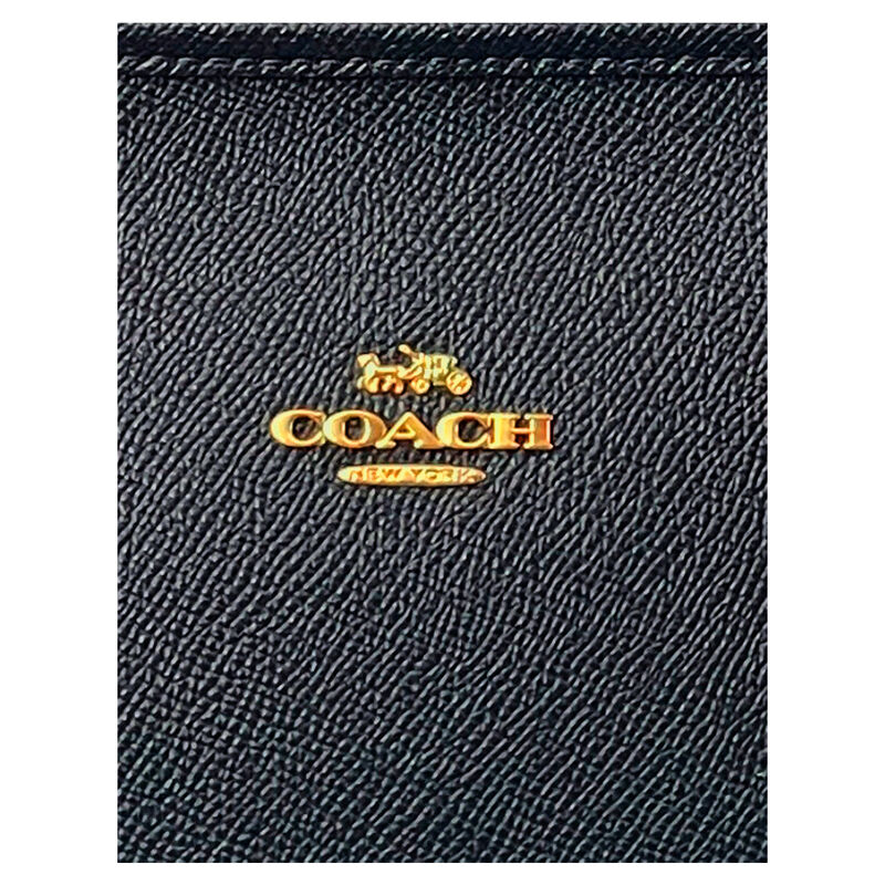 Bolso tote Coach City Zip color Azul media noch... image number null