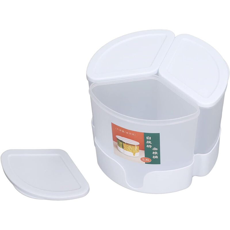 Cerealero Giratorio 3 Compartimentos Aquila image number null