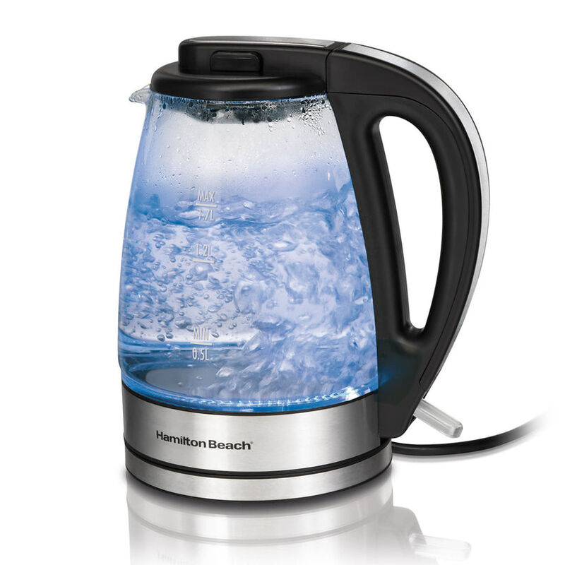 Tetera 1.7 Litros - Vidrio con Iluminaci&oacute;n Azul... image number null