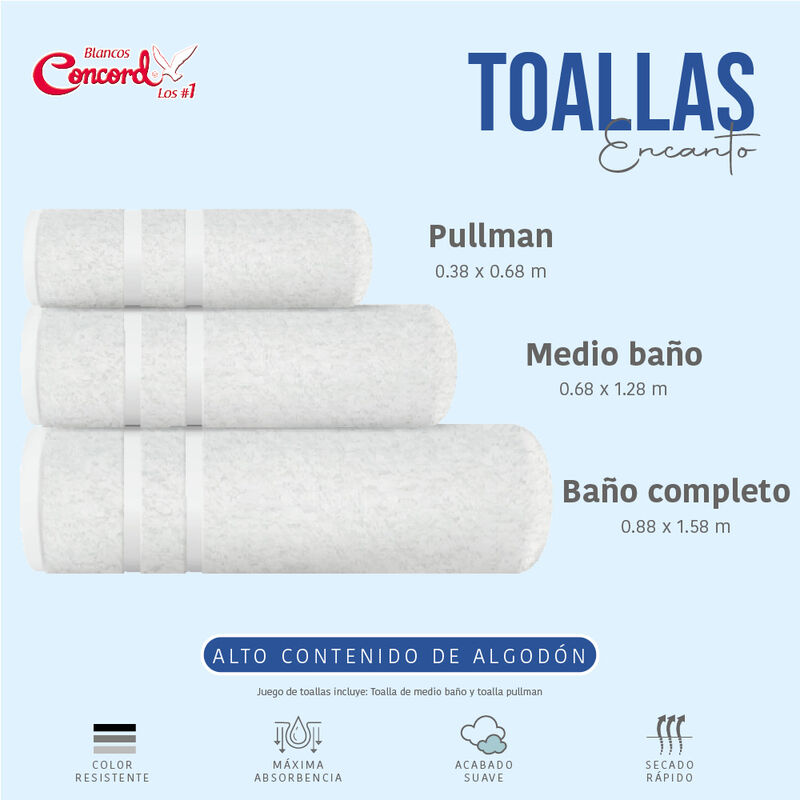 TOALLA BA&Ntilde;O COMPLETO ENCANTO CARAMEL image number null