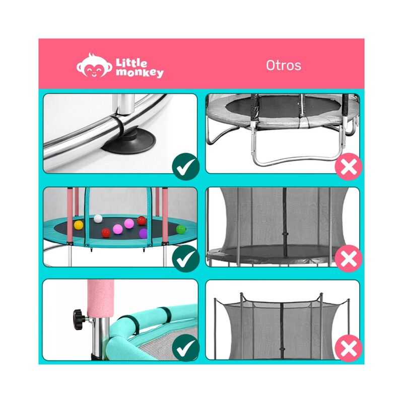 Trampolin Brincolin 142cm Infantil Multijuego B... image number null