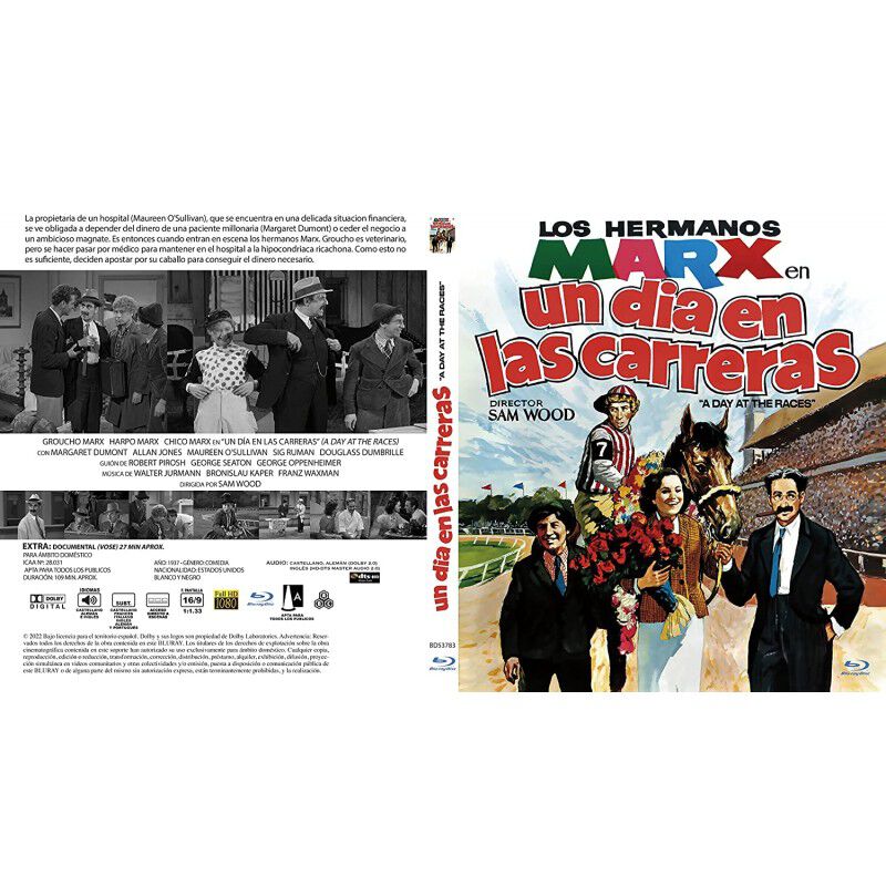 Un D&iacute;a En Las Carreras [blu-ray] (1937) image number null