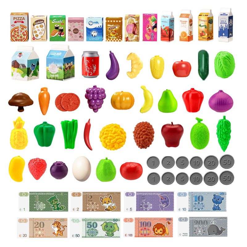 Set De Carrito De Compras Para Ni&ntilde;os Jovow Con ... image number null