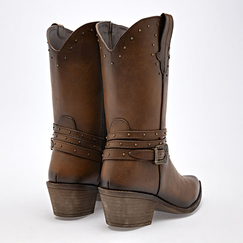 Moramora Bota para mujer caf&eacute; image number null