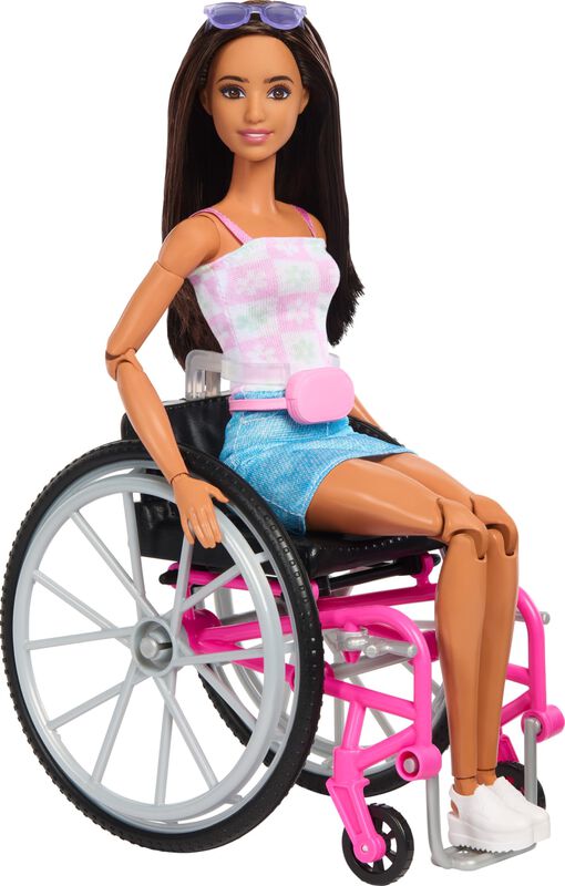 Mu&ntilde;eca Moderna Barbie Brunette Con Perro De Ser... image number null