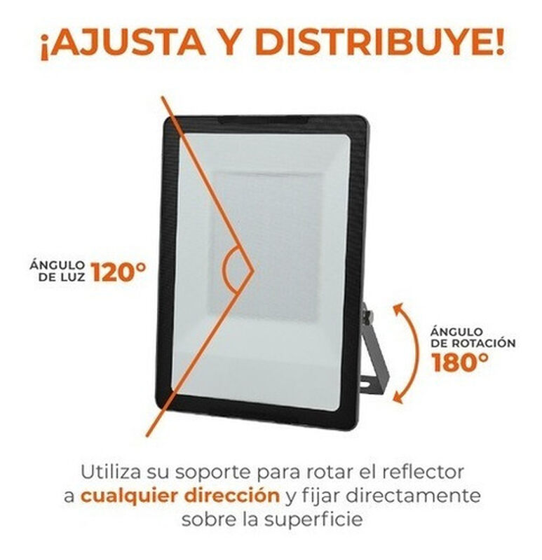 Reflector Led Exterior, 150 W, Luz Suave C&aacute;lida... image number null