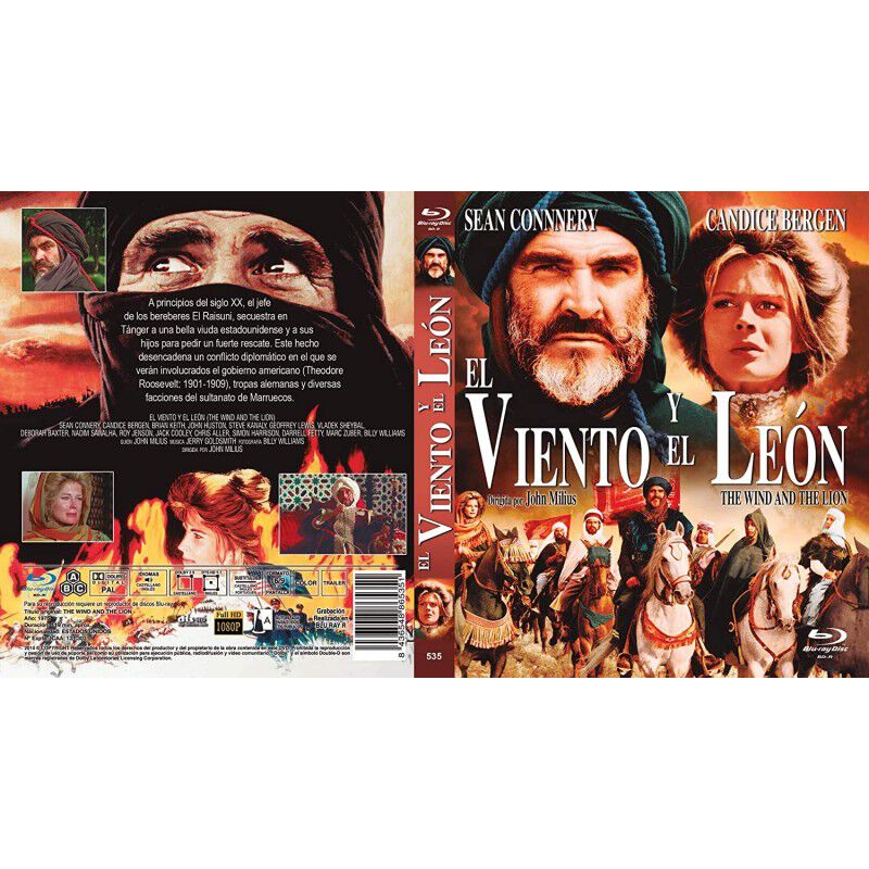 El Viento Y El Le&oacute;n [blu-rayr] 1975 Bdr The Win... image number null