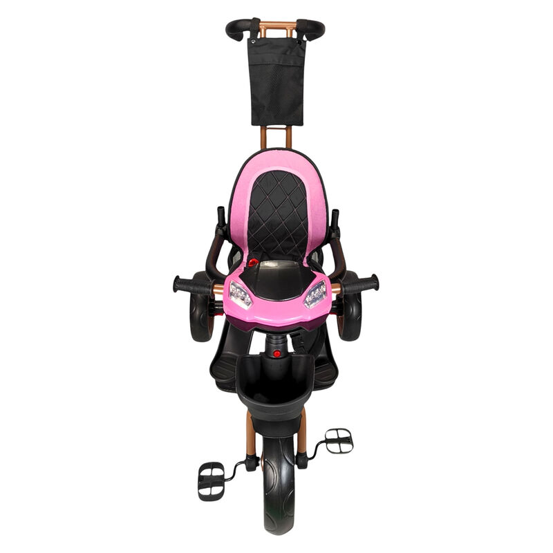 Triciclo Infantil Tipo Carriola con Bast&oacute;n Ajus... image number null