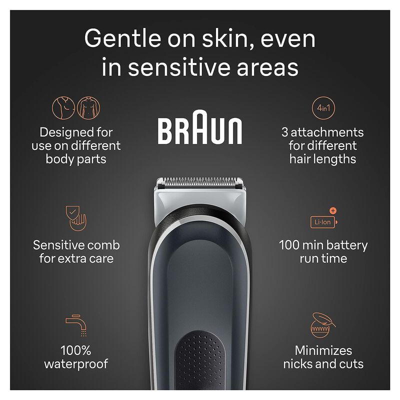 Peluquer&iacute;a Corporal Braun Bg5340 Para Hombre Co... image number null