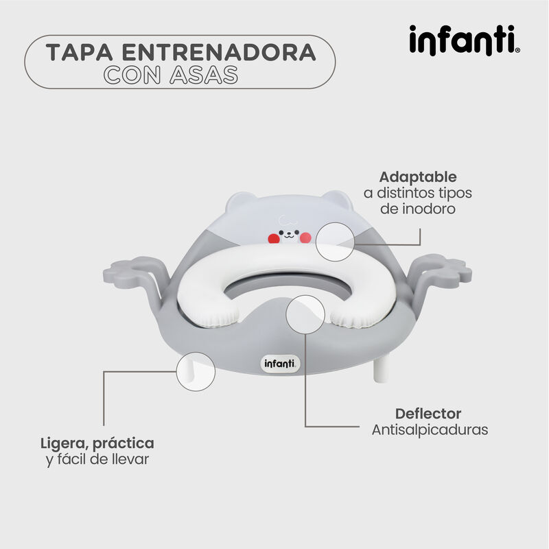 Tapa Entrenadora Para Ba&ntilde;o Adaptable Ligera Y P... image number null