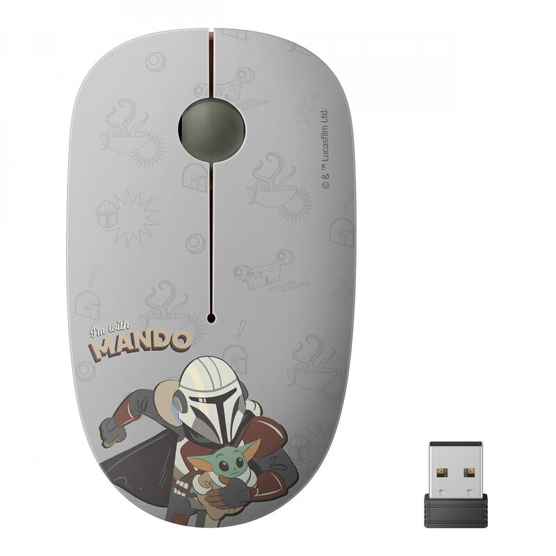 Mouse inal&aacute;mbrico 1 600 DPI Star Wars modelo Ma... image number null