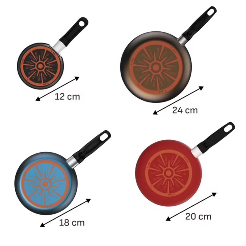 Jgo De Sartenes T-fal 1582700 12,18,20,24 Mix E... image number null
