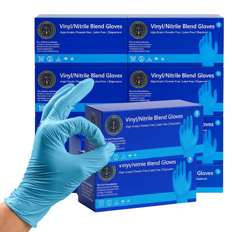 Caja con 1,000 Guantes Desechables Mezcla Vinil... image number null