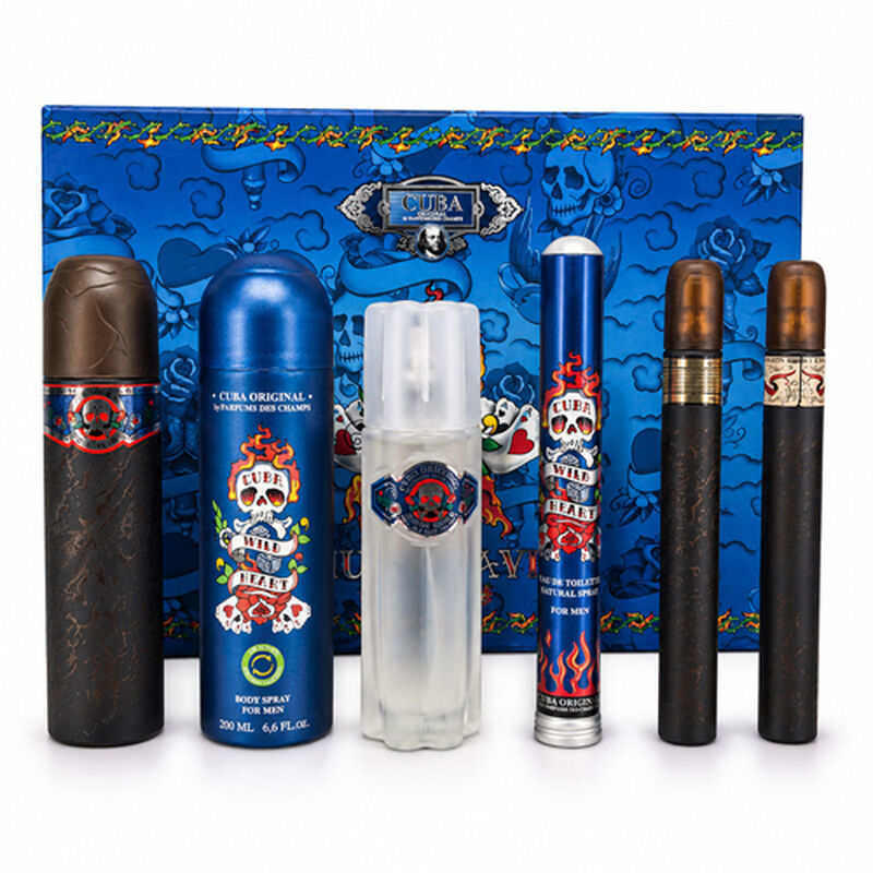 Set Cuba Wild Heart 6 Pzas Edt + After Shave + ... image number null