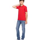 Polo Tommy Hilfiger Para Ni&ntilde;os, Manga Corta, Color Rojo Hiedra, Talla 6