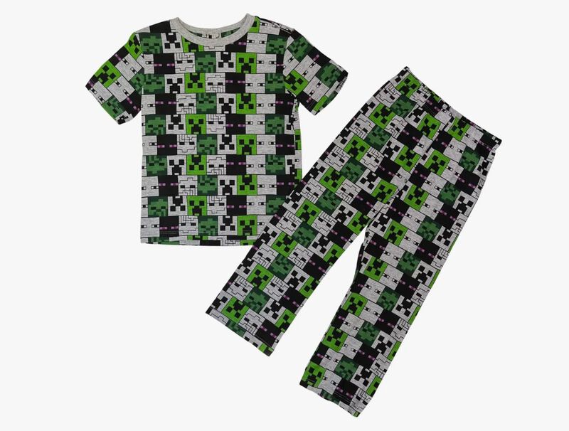 Pijama Minecraft Para Ni&ntilde;os I Pantal&oacute;n Y Player... image number null
