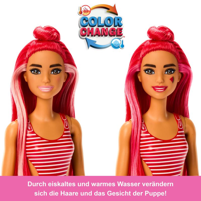 Mu&ntilde;eca Barbie Pop Reveal Watermelon Crush Con L... image number null