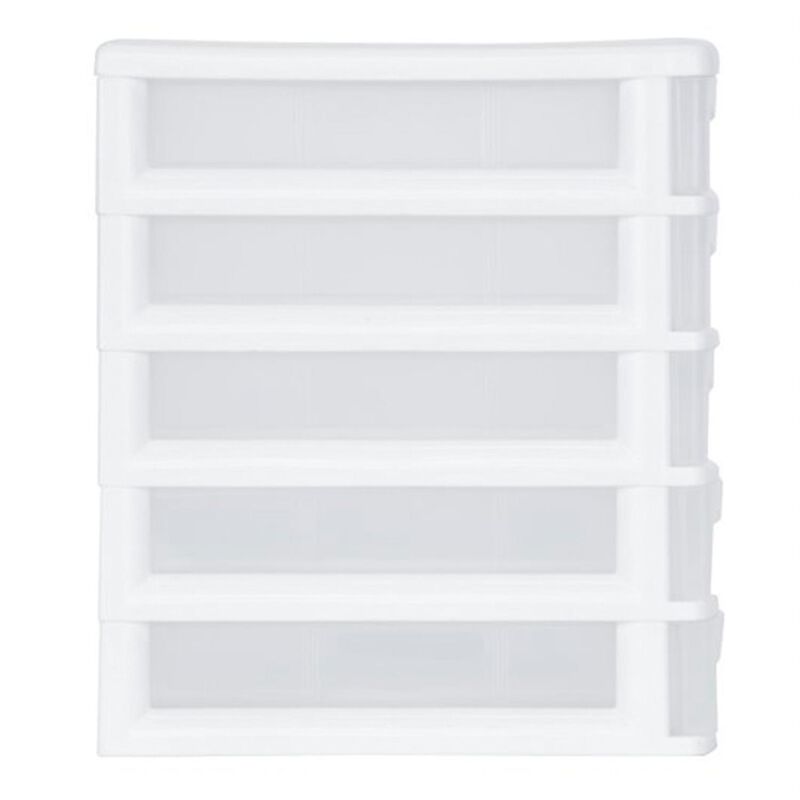 6 Mini Organizador Italhome 8105bl 5 Cajones 3 ... image number null