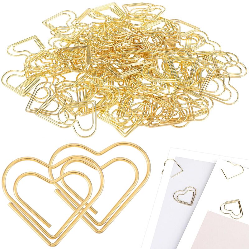 Clips De Papel Adullpony 100 Uds Forma De Coraz... image number null