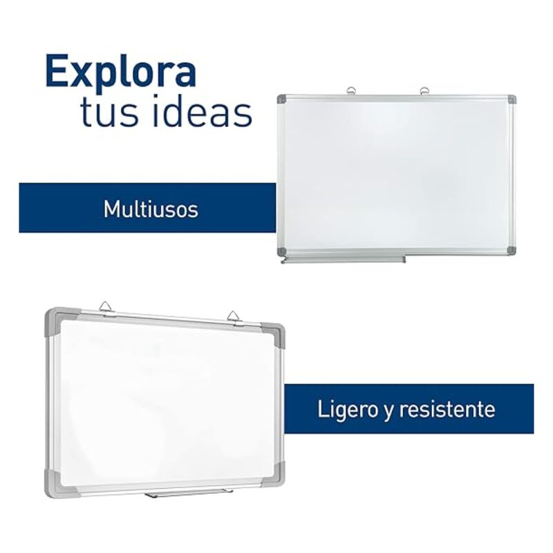 Pizarrón Magnetico 60x40 cm Incluye Plumón y Bo... image number null