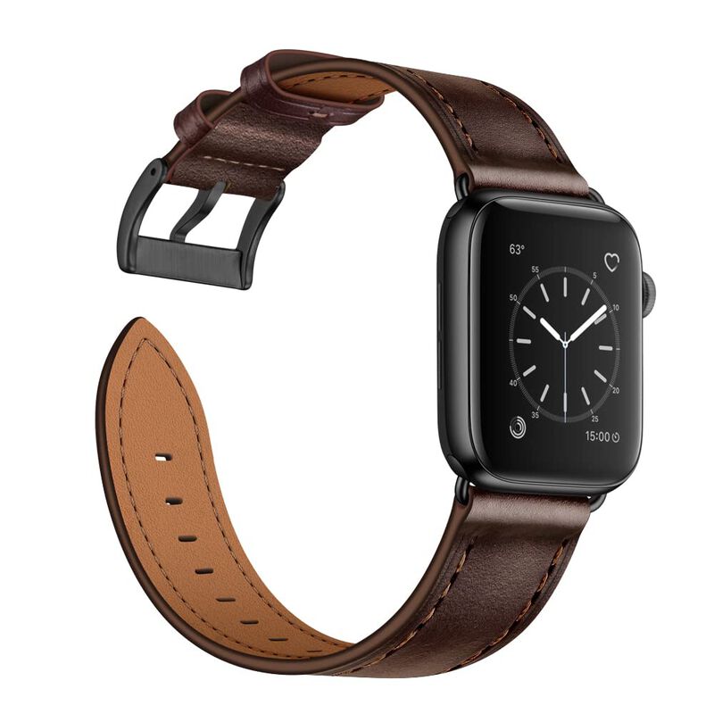 Correa de Cuero Ouheng para Apple Watch 46mm/45... image number null