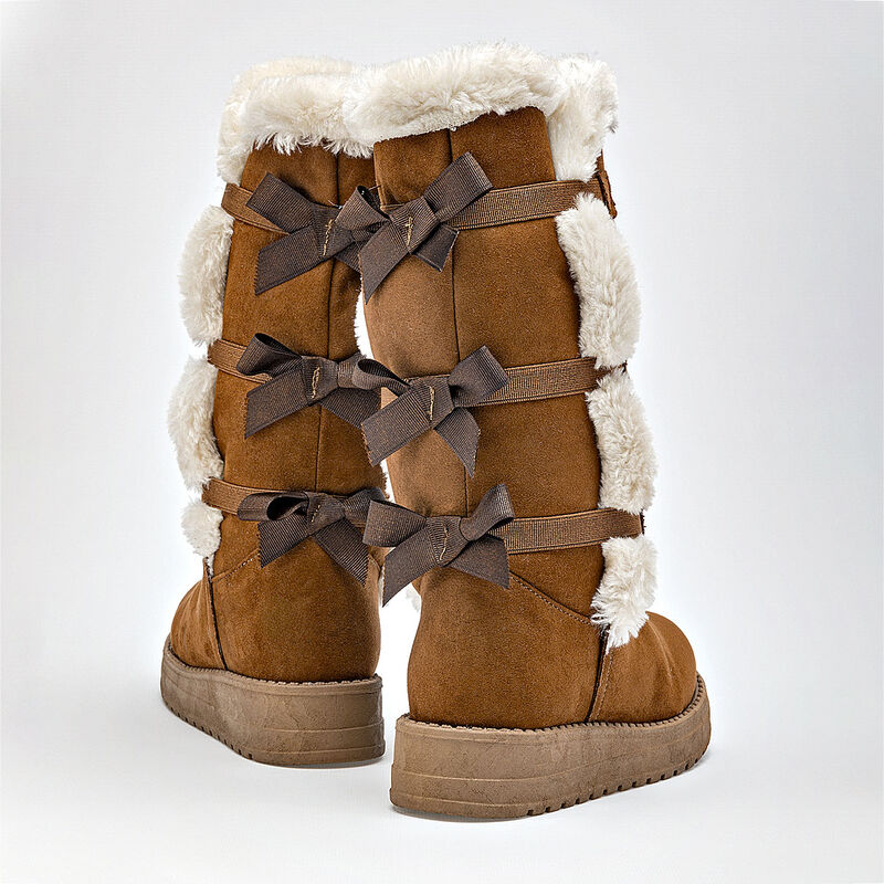 Rojo Cereza Bota para ni&ntilde;a. Camel image number null