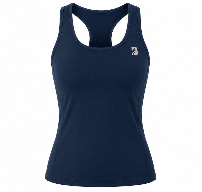 Tank Top Dry-fit Mujer Poli&eacute;ster Deportivo Blac... image number null