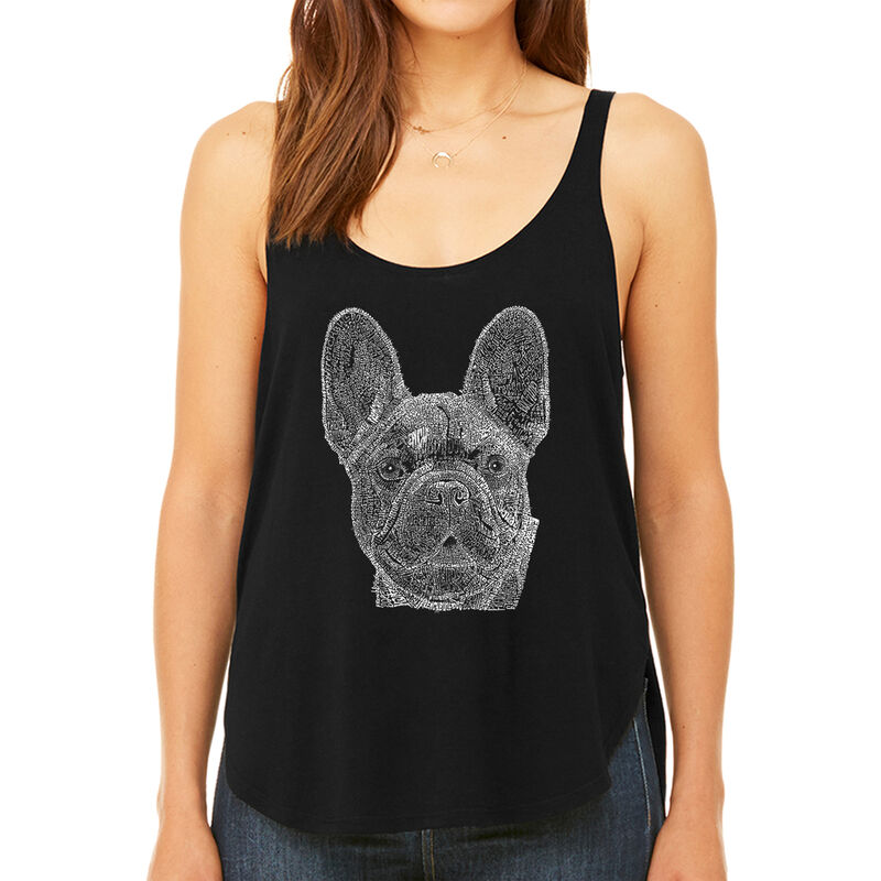 Tank Top Holgado Word Art Para Mujer - Bulldog ... image number null