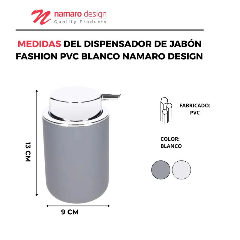 Dispensador Fashion Pvc Gris Namaro Design image number null