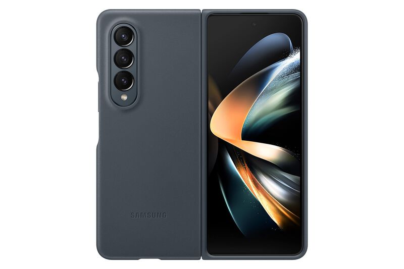 Funda De Piel Para Samsung Galaxy Z Fold4, Colo... image number null