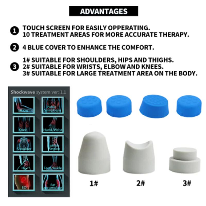 M&aacute;quina Masajeadora Corporal Shockwave Therapy ... image number null