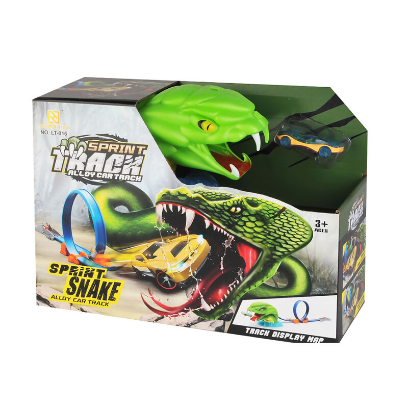 Pista De Autos Serpiente Doble Giro 360 Snake T... image number null