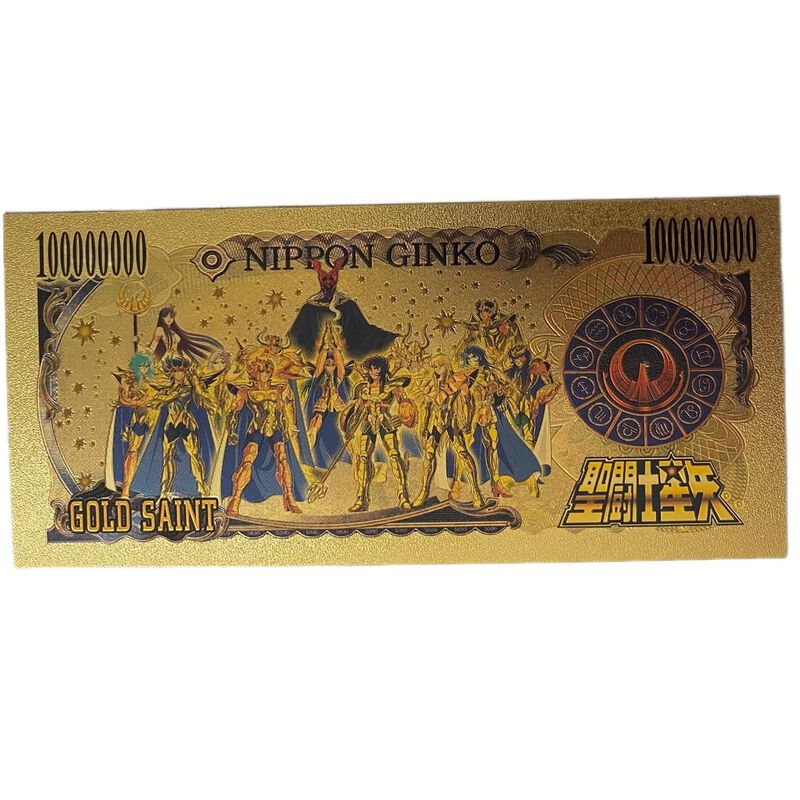 Billete Conmemorativo Anime Saint Seiya Gold Sa... image number null