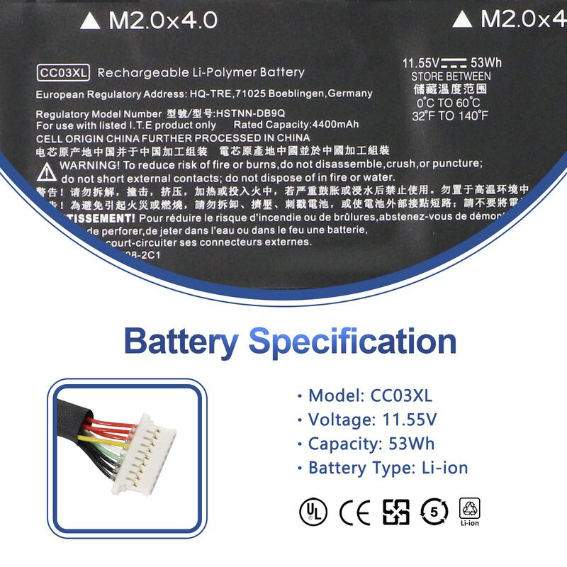 Bater&iacute;a Para Port&aacute;til Antiee Cc03xl 53wh 11.55v... image number null