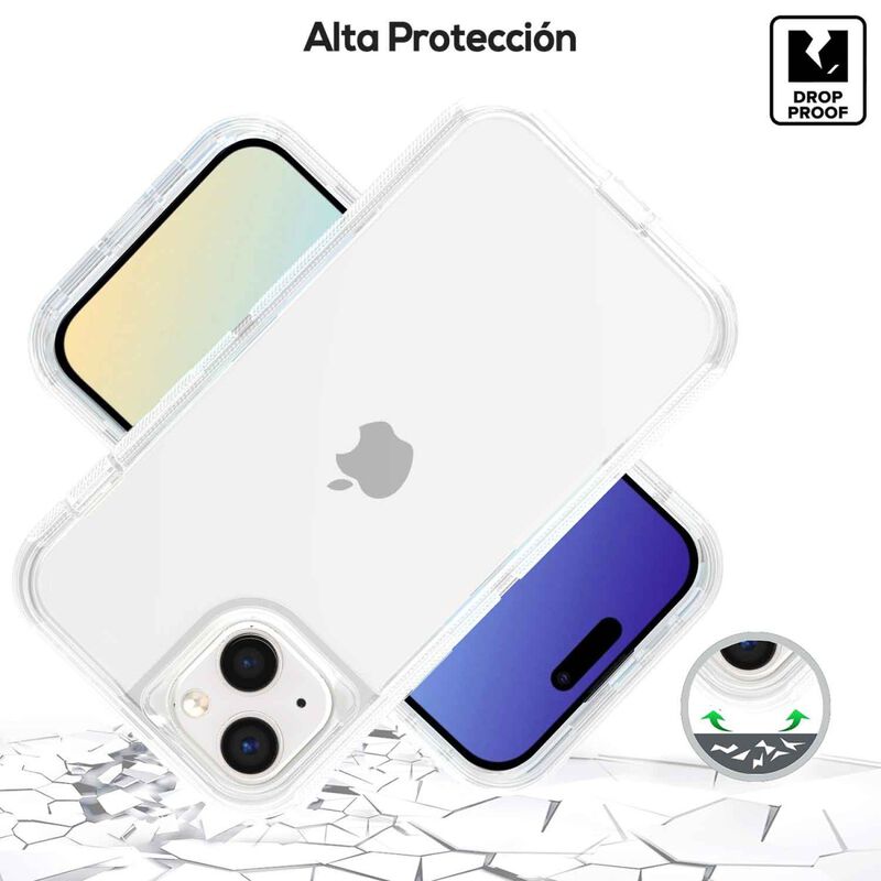 Funda Tekku Protect 360 Para Iphone 15 Transpar... image number null