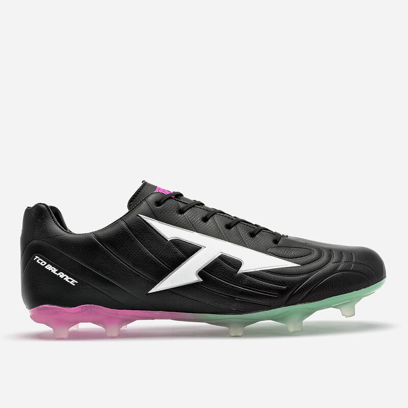Trucco tenis de f&uacute;tbol para hombre negro blanco... image number null