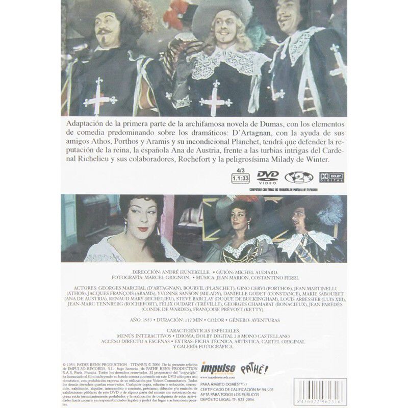 Vuelven Los Mosqueteros [dvd] image number null