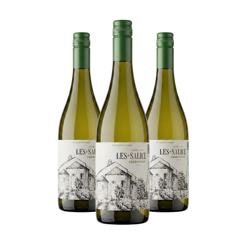 Vino Blanco Domaine Les Salices Pays D'oc Chard... image number null
