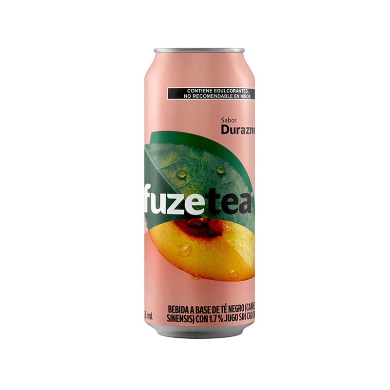 FUZE TEA NEGRO DURAZNO LATA 453ML image number null