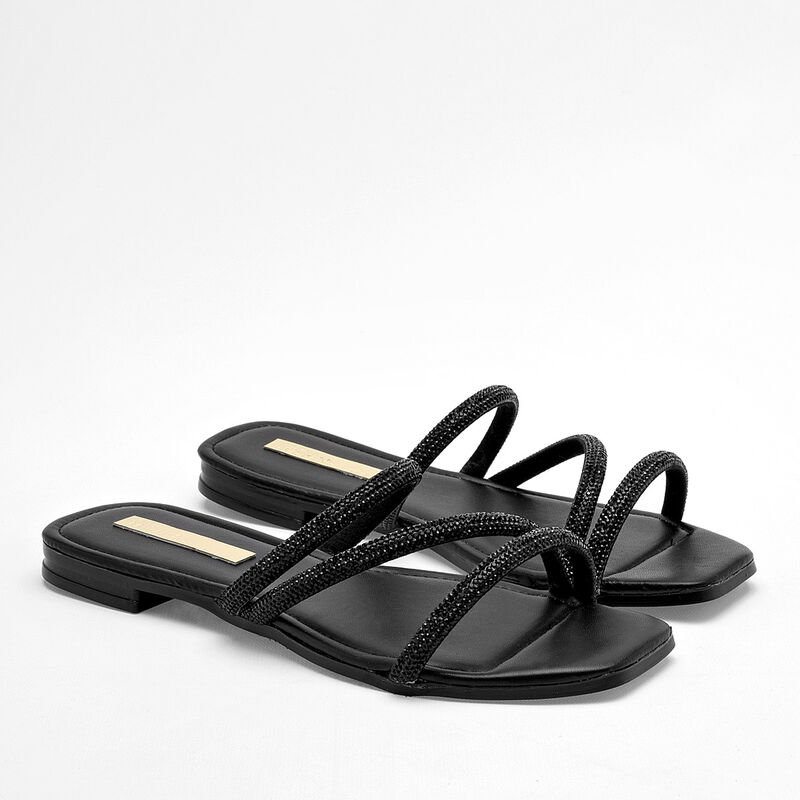 Moramora Sandalia para mujer negro image number null