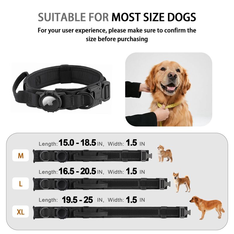 Collar T&aacute;ctico Para Perro Agpets Xl Compatible ... image number null