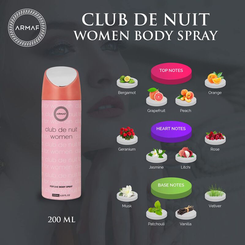 Spray Corporal Armaf Club De Nuit Para Mujer 20... image number null