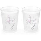 Vasos De Bebida Xo, Fetti 16 Uds Reutilizables Frost Flex