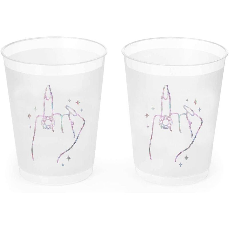 Vasos De Bebida Xo, Fetti 16 Uds Reutilizables ... image number null