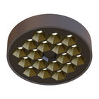 L&aacute;mpara Plaf&oacute;n Led Techo Honeycomb 10 W, Luz C&aacute;lida Brillante, Dise&ntilde;o Hexagonal, Irc 90, No Atenuable