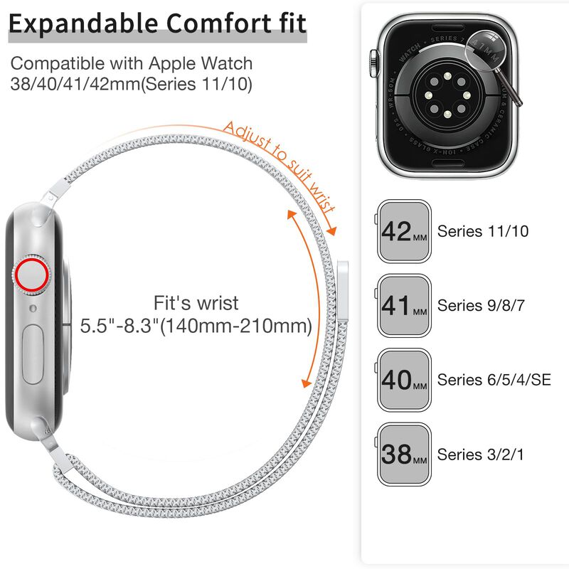 Correa Marge Plus Milanese Loop para Apple Watc... image number null
