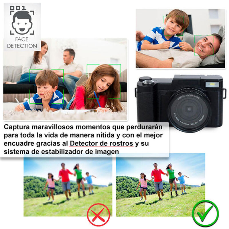 Cámara Digital Vak RF 3 Lcd 48mp Zoom Óptico 4... image number null