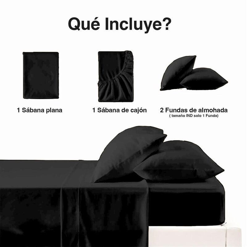Juego S&aacute;banas Matrimonial - Queen Liso Polo One... image number null
