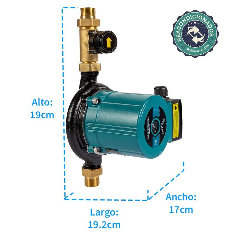 Bomba Presurizadora Iusa, 1/3 Hp, 3 Servicios, ... image number null