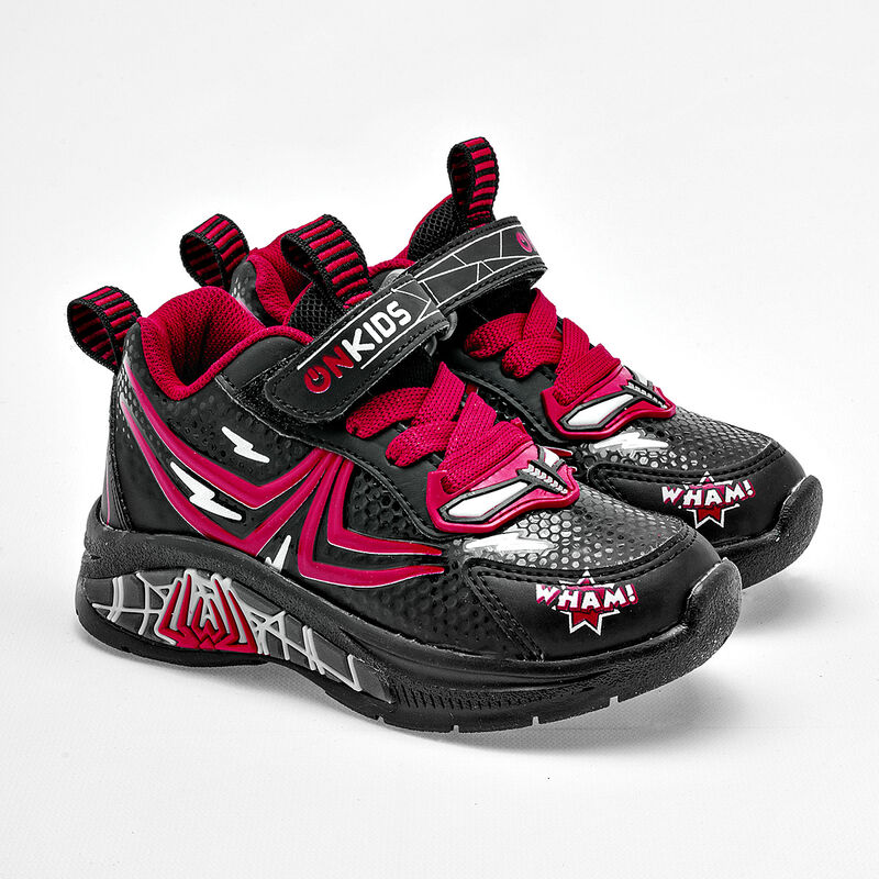 On Kids Tenis Para Beb&eacute; Negro Rojo Cod 132691-c image number null